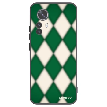 Picasee silikonový černý obal pro Xiaomi 12 Pro - Emerald Diamond