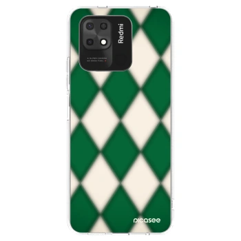Picasee silikonový průhledný obal pro Xiaomi Redmi 10C - Emerald Diamond