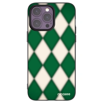 Picasee silikonový černý obal pro Apple iPhone 14 Pro Max - Emerald Diamond
