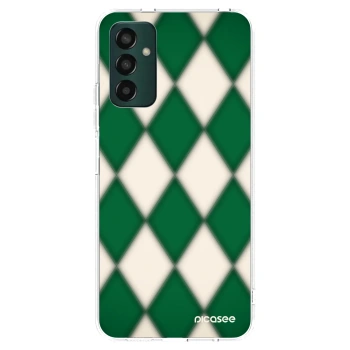 Picasee silikonový průhledný obal pro Samsung Galaxy M13 M135F - Emerald Diamond