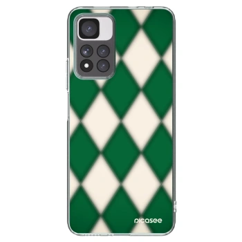 Picasee silikonový průhledný obal pro Xiaomi Redmi Note 11 Pro+ 5G - Emerald Diamond