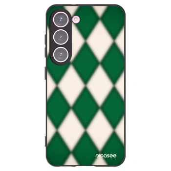 Picasee silikonový černý obal pro Samsung Galaxy S23 5G - Emerald Diamond