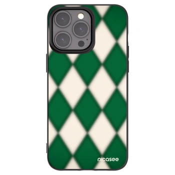 Picasee silikonový černý obal pro Apple iPhone 15 Pro Max - Emerald Diamond