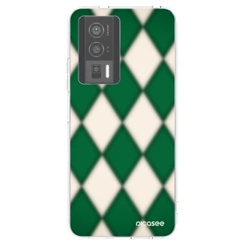 Picasee silikonový průhledný obal pro Xiaomi Poco F5 Pro 5G - Emerald Diamond