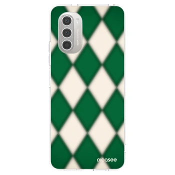 Picasee silikonový průhledný obal pro Motorola Moto G51 - Emerald Diamond