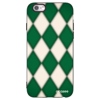 Picasee silikonový černý obal pro Apple iPhone 6/6S - Emerald Diamond