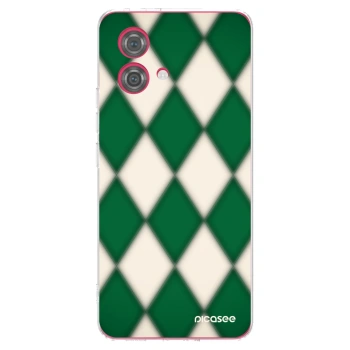 Picasee silikonový průhledný obal pro Motorola Moto G84 5G - Emerald Diamond