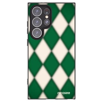 Picasee silikonový černý obal pro Samsung Galaxy S24 Ultra S928B 5G - Emerald Diamond
