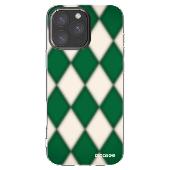 Picasee silikonový průhledný obal pro Apple iPhone 16 Pro Max - Emerald Diamond