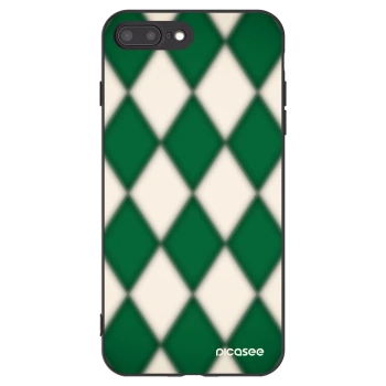 Picasee silikonový černý obal pro Apple iPhone 8 Plus - Emerald Diamond