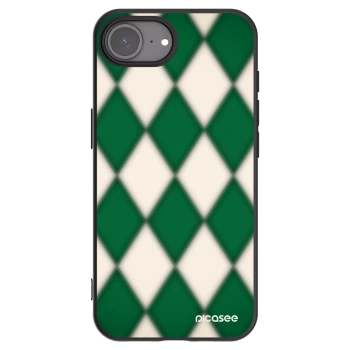Picasee silikonový černý obal pro Apple iPhone 16e - Emerald Diamond