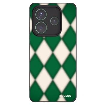Picasee silikonový černý obal pro Xiaomi Redmi Note 14 5G - Emerald Diamond