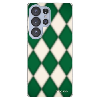Picasee silikonový průhledný obal pro Samsung Galaxy S25 Ultra 5G - Emerald Diamond