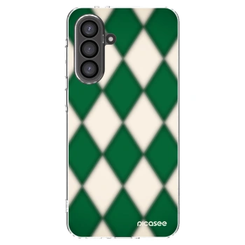 Picasee silikonový průhledný obal pro Samsung Galaxy A36 5G - Emerald Diamond