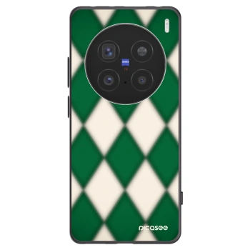 Picasee silikonový černý obal pro Vivo X200 Pro - Emerald Diamond