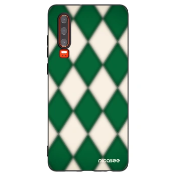 Picasee silikonový černý obal pro Huawei P30 - Emerald Diamond