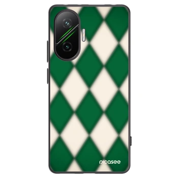 Picasee silikonový černý obal pro Xiaomi Poco F7 Pro 5G - Emerald Diamond