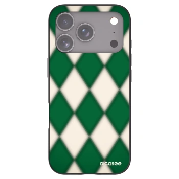 Picasee silikonový černý obal pro Apple iPhone 17 Pro - Emerald Diamond