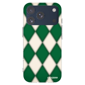 Picasee silikonový průhledný obal pro Apple iPhone 17 Pro - Emerald Diamond