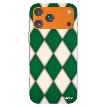 Picasee silikonový průhledný obal pro Apple iPhone 17 Pro Max - Emerald Diamond