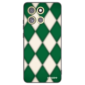 Picasee silikonový černý obal pro Motorola Moto G86 5G - Emerald Diamond