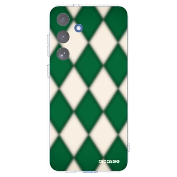 Picasee silikonový průhledný obal pro Samsung Galaxy S25 FE 5G - Emerald Diamond