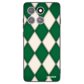 Picasee silikonový černý obal pro Motorola Edge 60 Fusion - Emerald Diamond