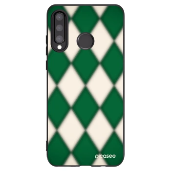 Picasee silikonový černý obal pro Huawei P30 Lite - Emerald Diamond