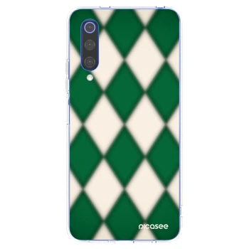Picasee silikonový průhledný obal pro Xiaomi Mi 9 SE - Emerald Diamond