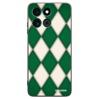 Picasee silikonový černý obal pro Motorola Moto G57 Power - Emerald Diamond