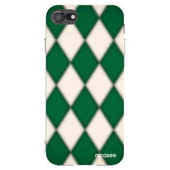 Picasee silikonový průhledný obal pro Apple iPhone 8 - Emerald Diamond