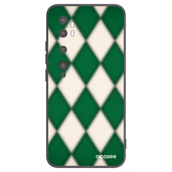 Picasee silikonový černý obal pro Xiaomi Mi Note 10 (Pro) - Emerald Diamond