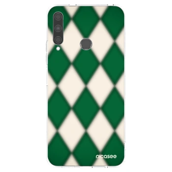 Picasee silikonový průhledný obal pro Huawei P40 Lite E - Emerald Diamond