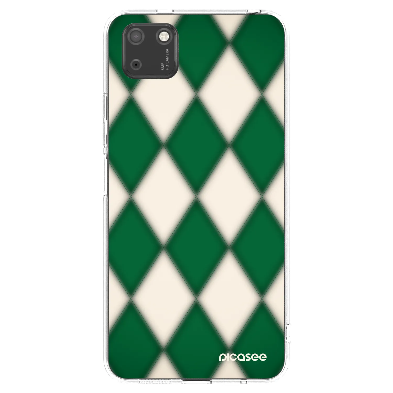 Picasee silikonový průhledný obal pro Huawei Y5P - Emerald Diamond