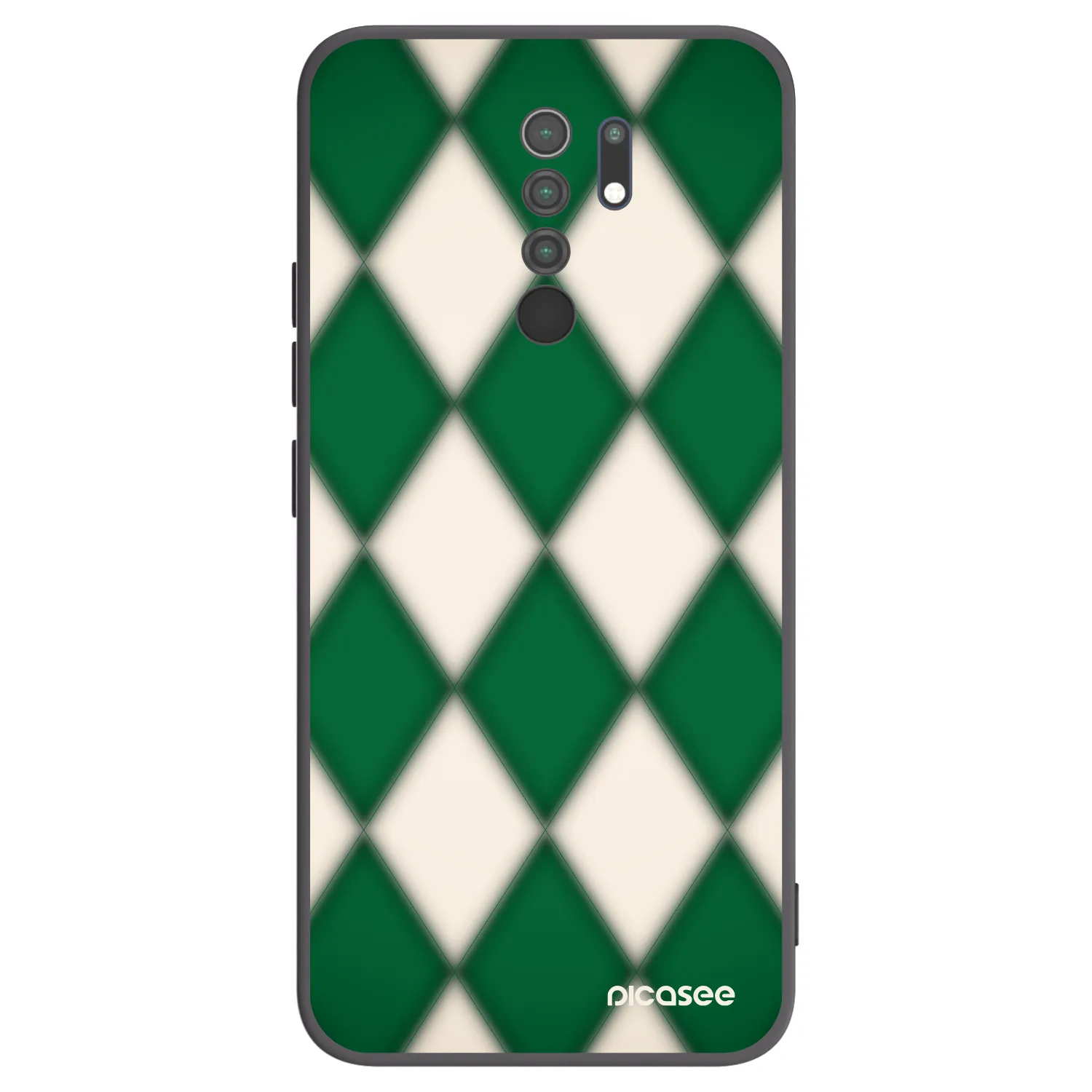 Picasee silikonový černý obal pro Xiaomi Redmi 9 - Emerald Diamond