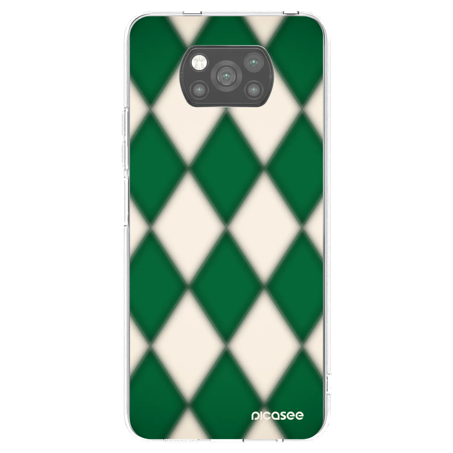 Picasee silikonový černý obal pro Xiaomi Poco X3 - Emerald Diamond