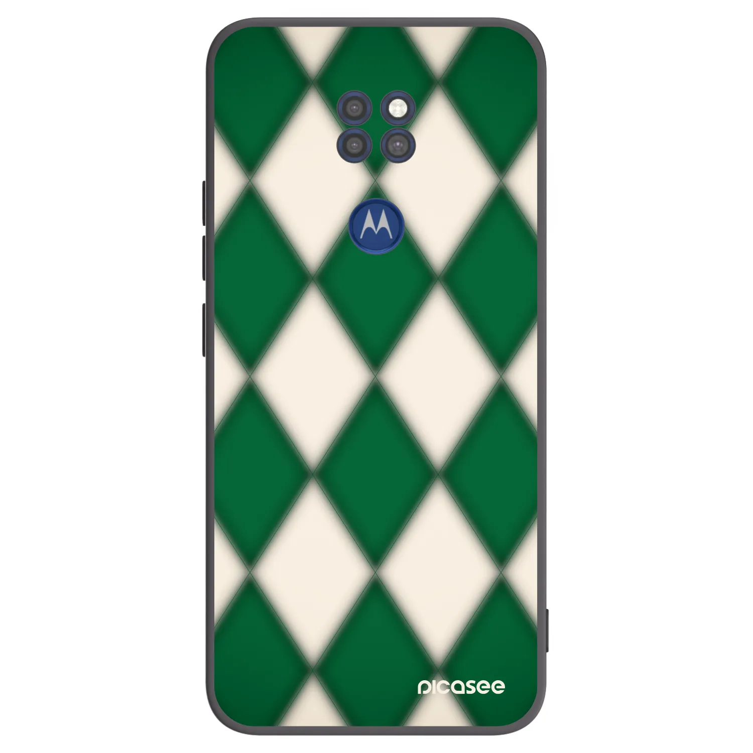 Picasee silikonový černý obal pro Motorola Moto G9 Play - Emerald Diamond