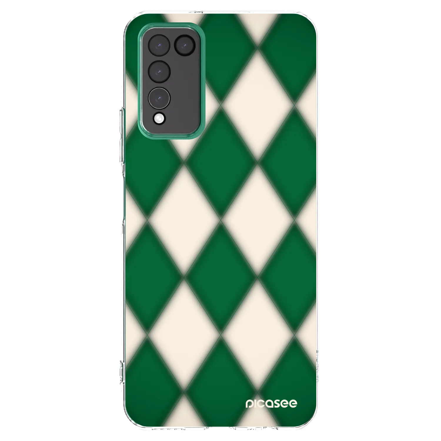 Picasee silikonový průhledný obal pro Honor 10X Lite - Emerald Diamond