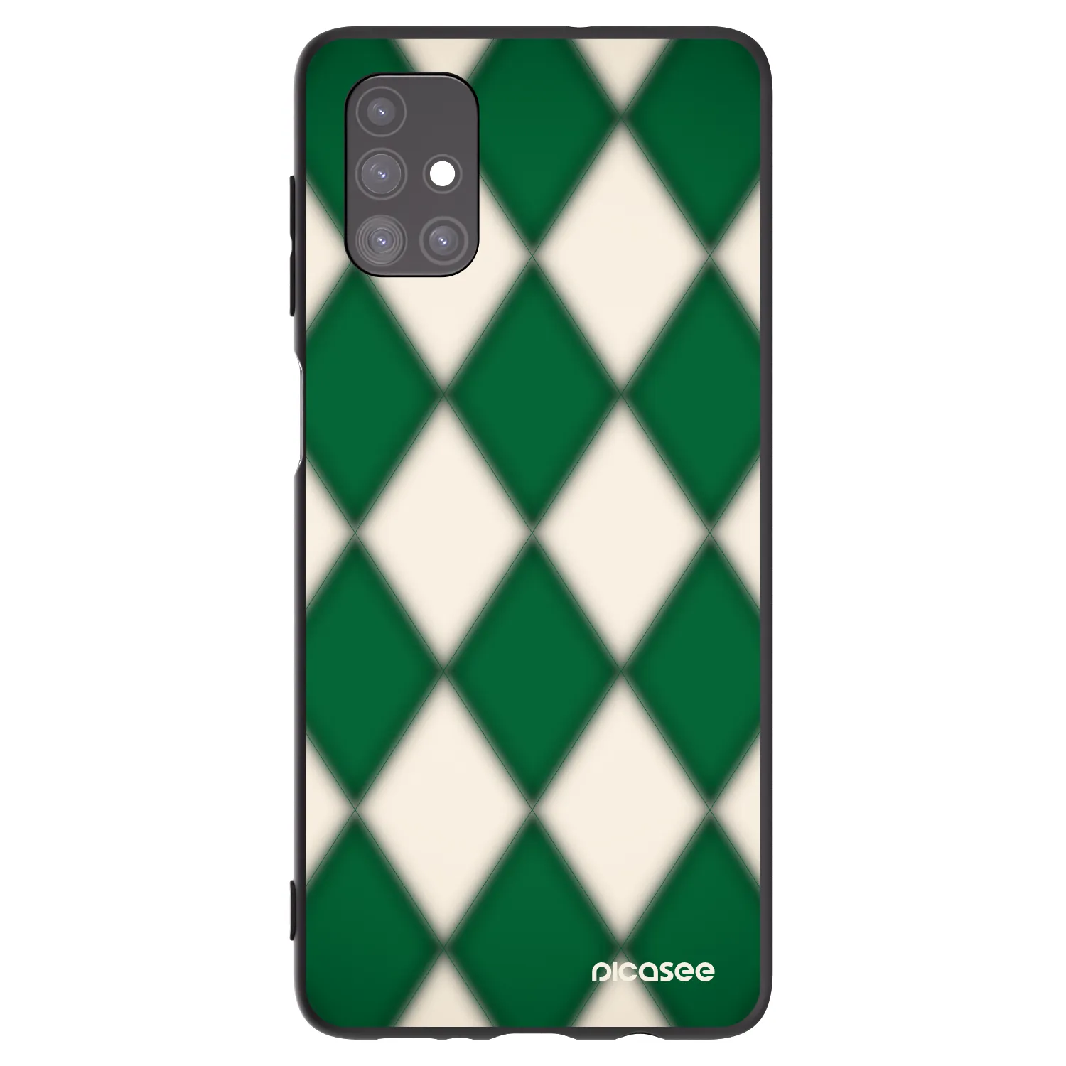 Picasee silikonový černý obal pro Samsung Galaxy M51 M515F - Emerald Diamond