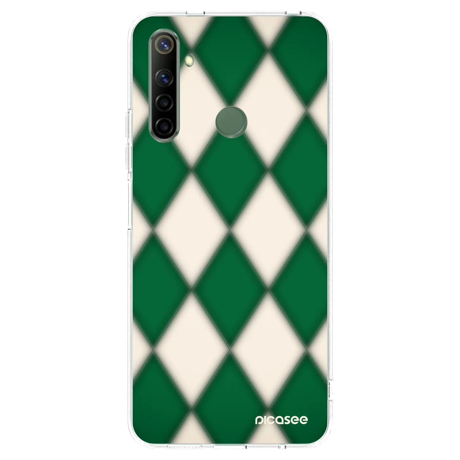 Picasee silikonový průhledný obal pro Realme 6i - Emerald Diamond