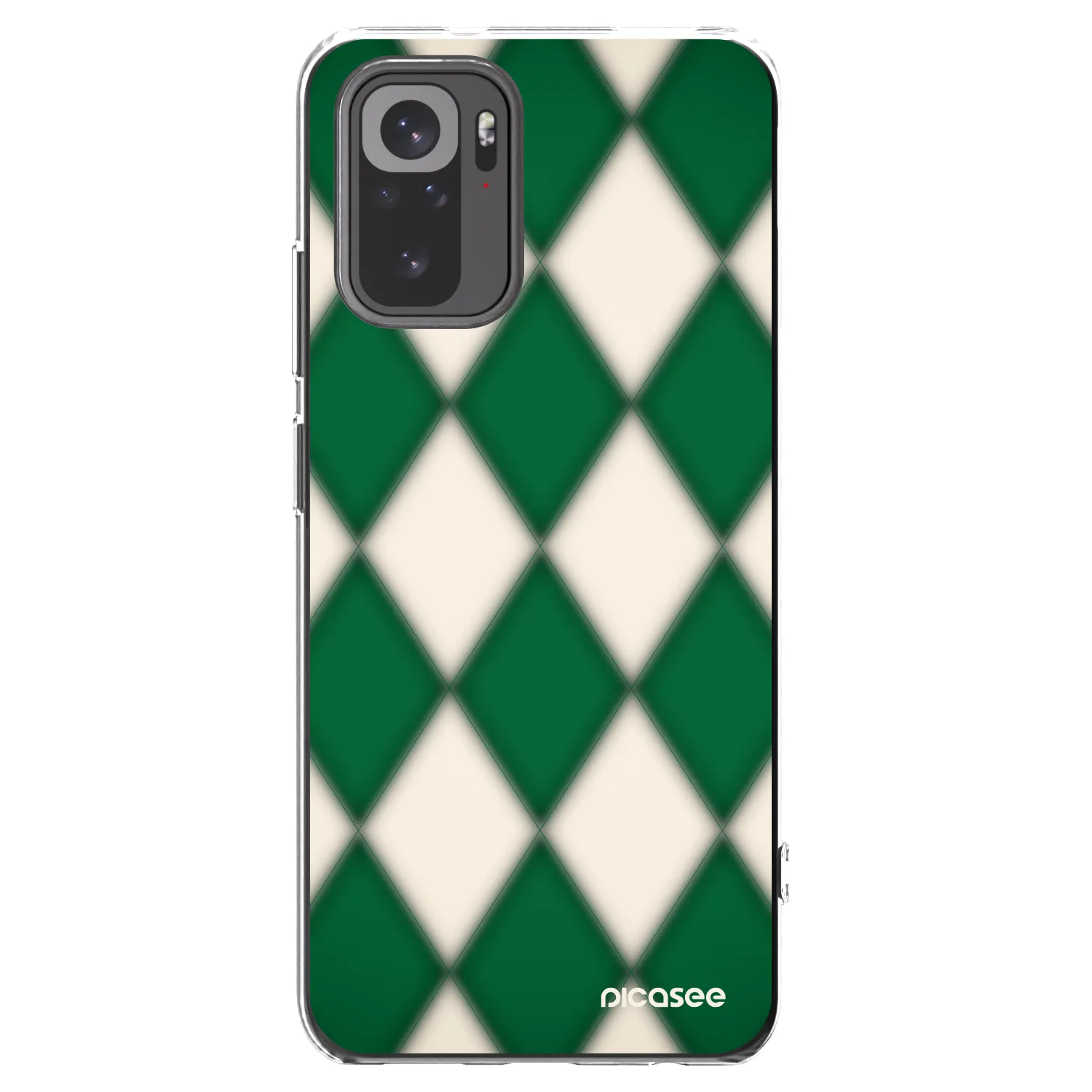 Picasee silikonový průhledný obal pro Xiaomi Redmi Note 10S - Emerald Diamond