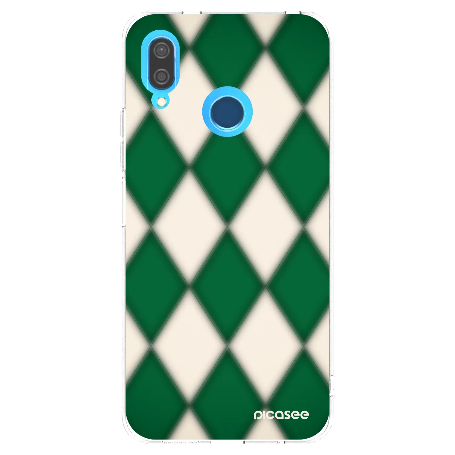 Picasee silikonový průhledný obal pro Huawei P20 Lite - Emerald Diamond