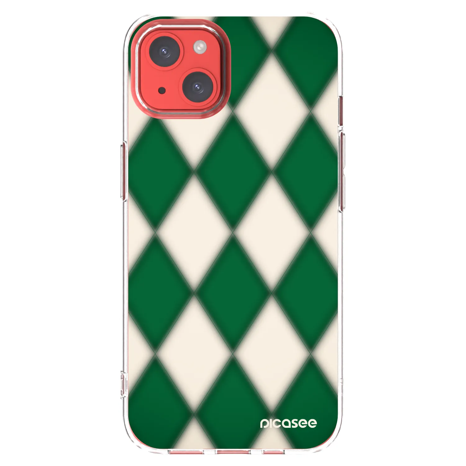 Picasee silikonový průhledný obal pro Apple iPhone 13 - Emerald Diamond