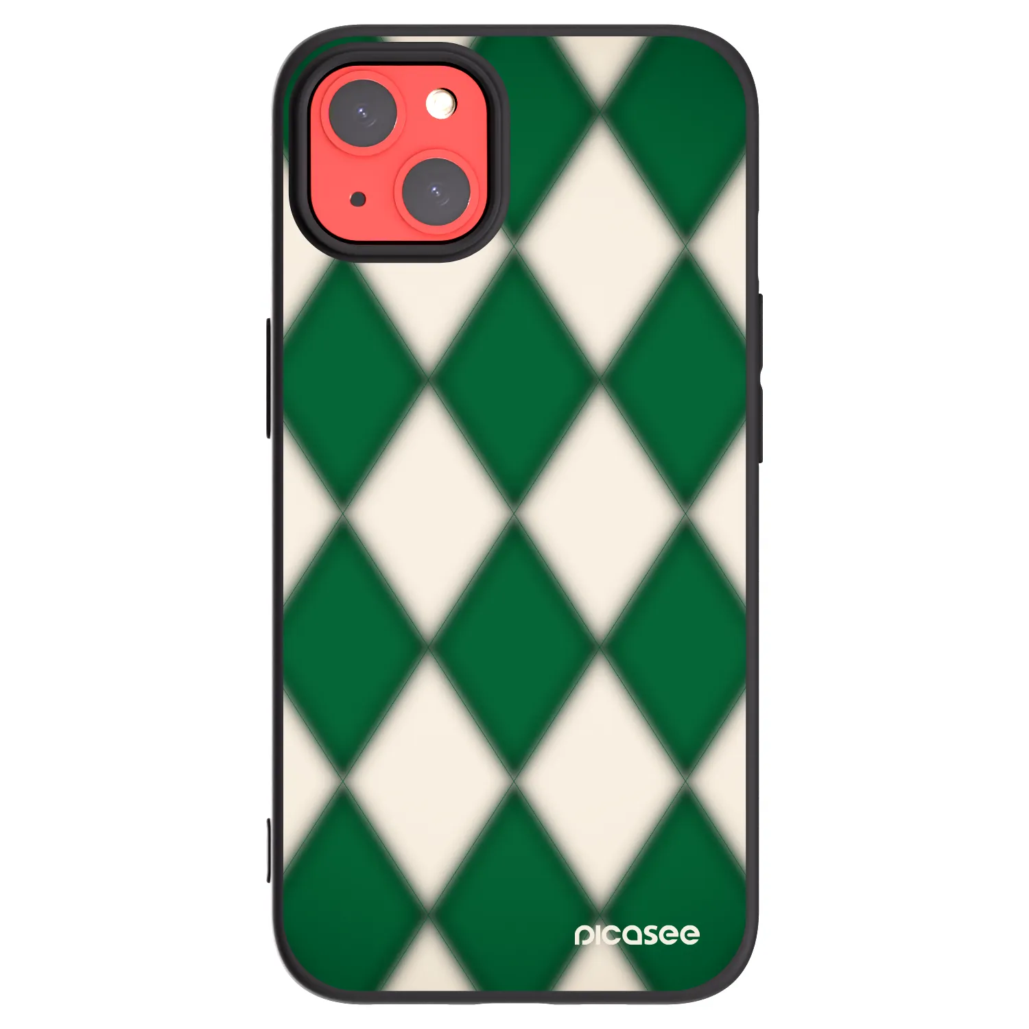 Picasee silikonový černý obal pro Apple iPhone 13 - Emerald Diamond