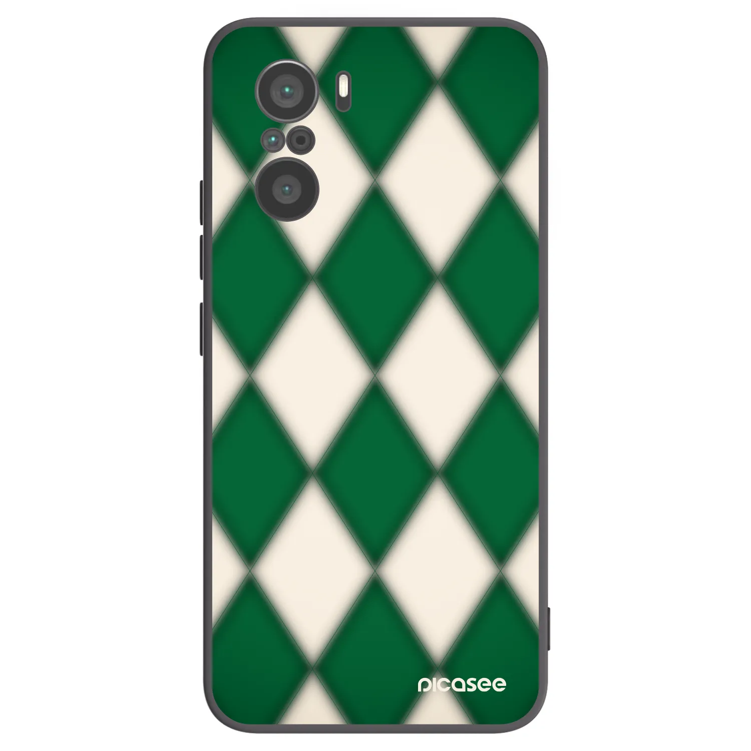 Picasee silikonový černý obal pro Xiaomi Poco F3 - Emerald Diamond
