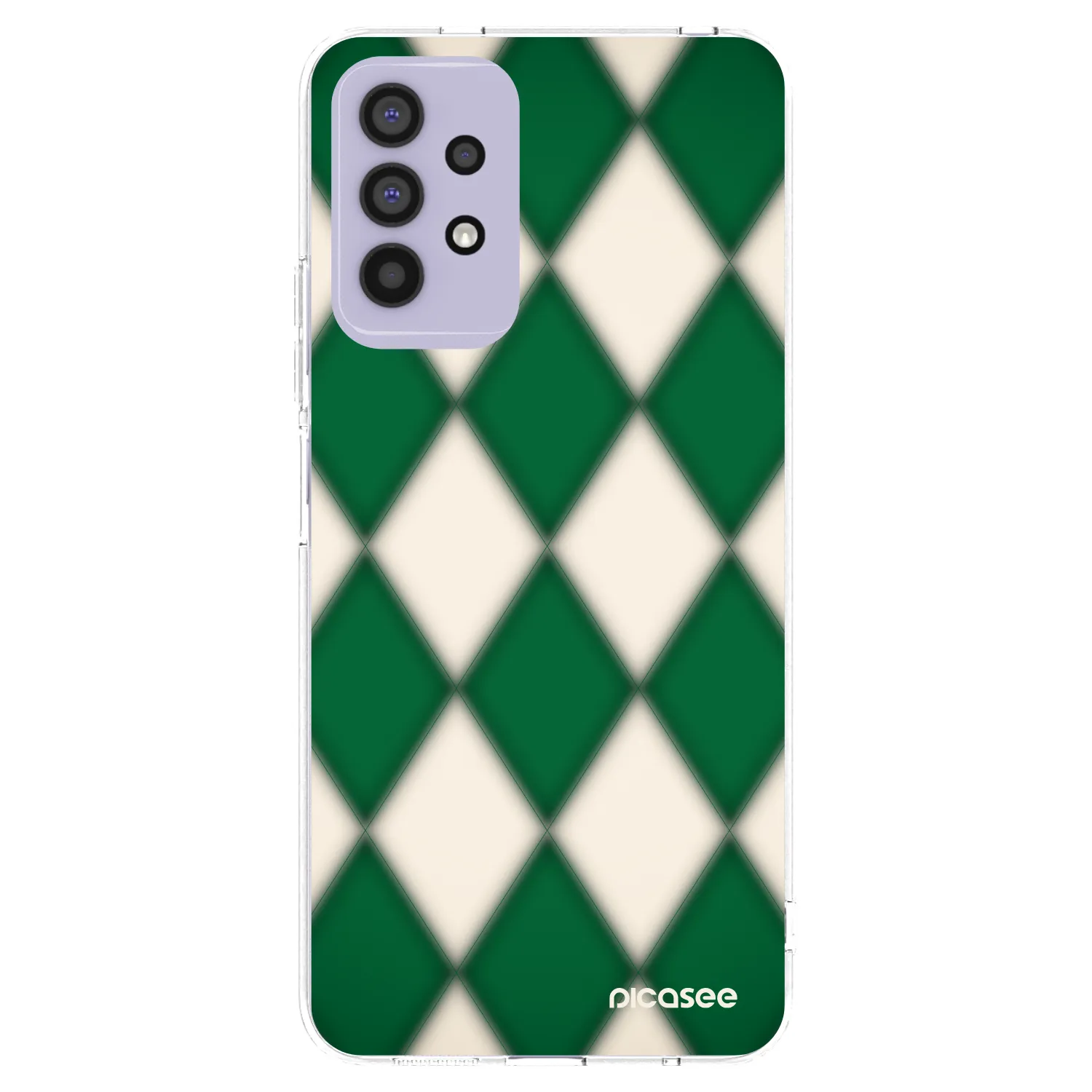 Picasee silikonový průhledný obal pro Samsung Galaxy A32 4G SM-A325F - Emerald Diamond