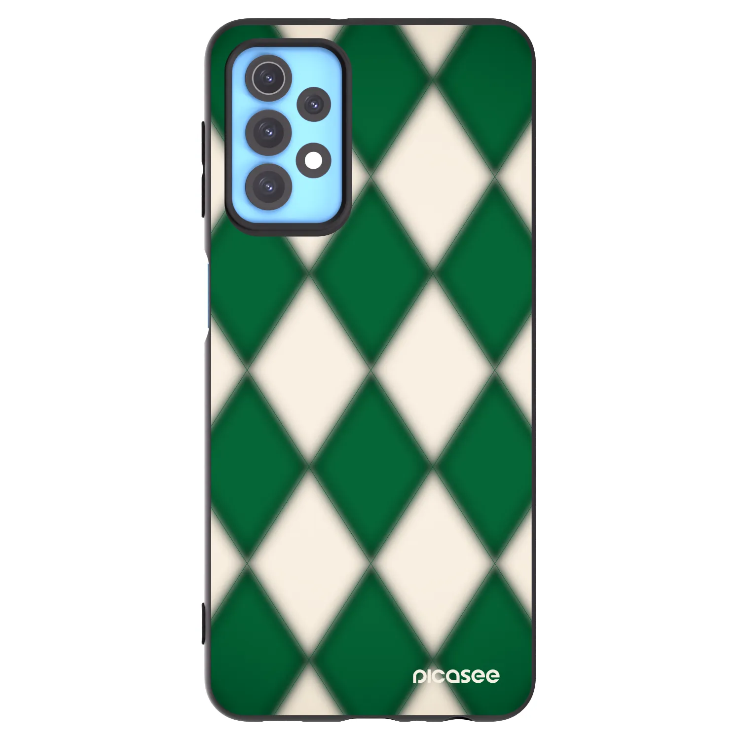 Picasee silikonový černý obal pro Samsung Galaxy A32 4G SM-A325F - Emerald Diamond