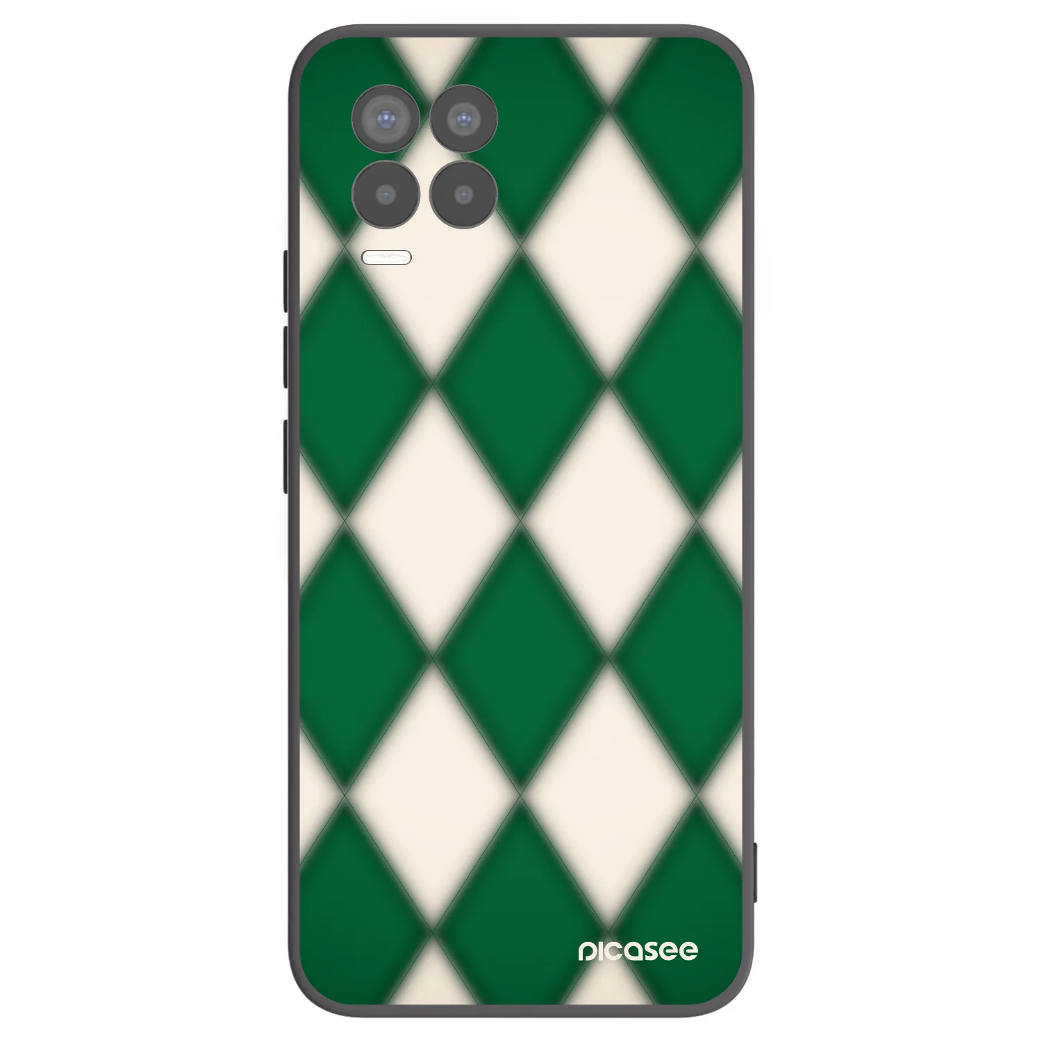 Picasee silikonový černý obal pro Realme 8 Pro - Emerald Diamond