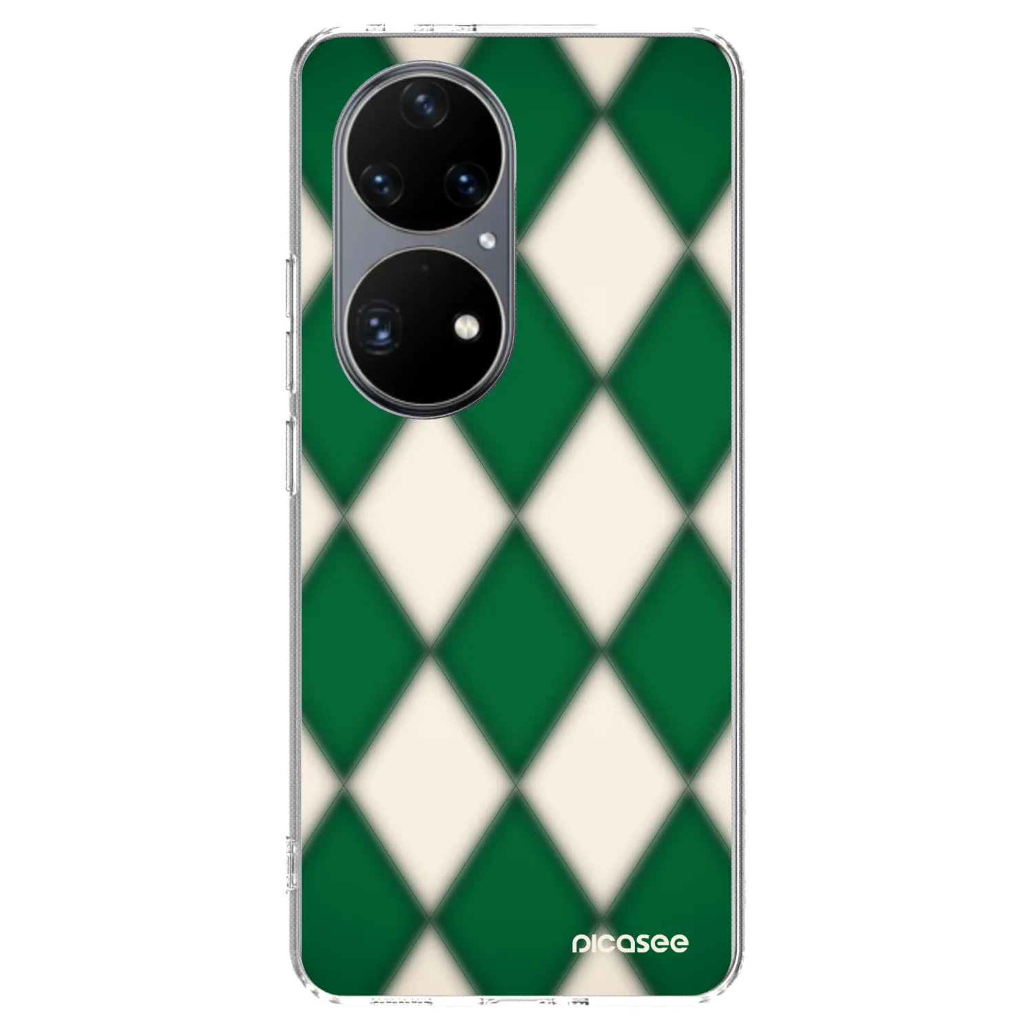 Picasee silikonový průhledný obal pro Huawei P50 - Emerald Diamond