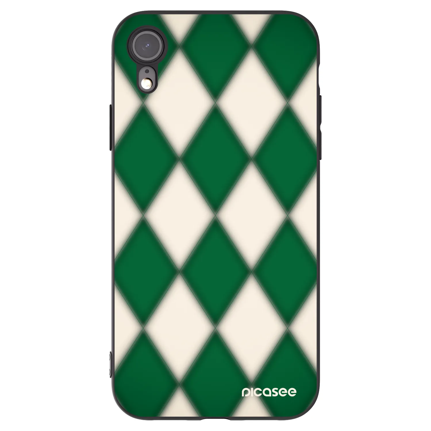 Picasee silikonový černý obal pro Apple iPhone XR - Emerald Diamond